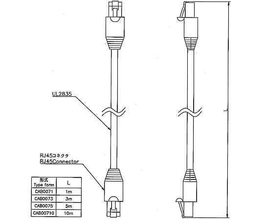 インバータオプション　RKP007Z/RKP010Z-A1用ケーブル