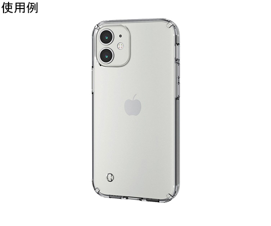 64-7707-31 iPhone 12 mini用ハイブリッドケース TRANTECT クリア PM