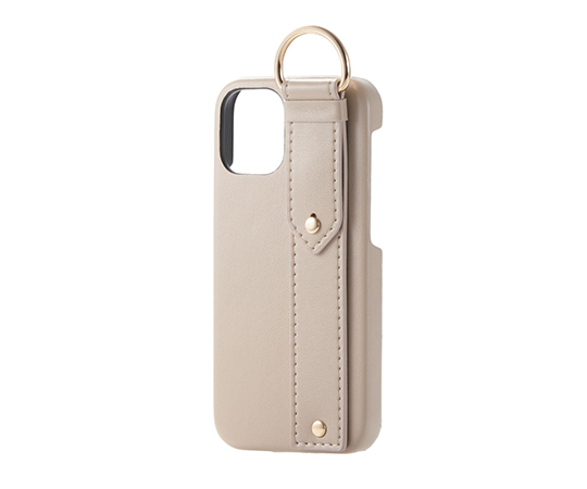 iPhone 12 mini用レザーケース オープン RICERCA(Coronet) ベージュ