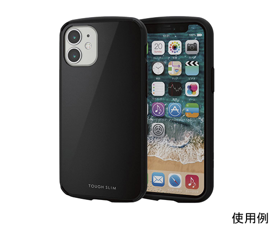 iPhone 12 mini用ハイブリッドケース TOUGH SLIM LITE ブラック