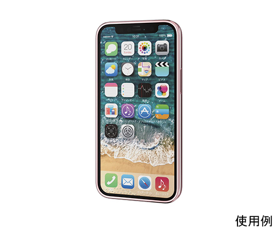 iPhone 12 mini用ソフトケース サイドメッキ 極み ローズゴールド
