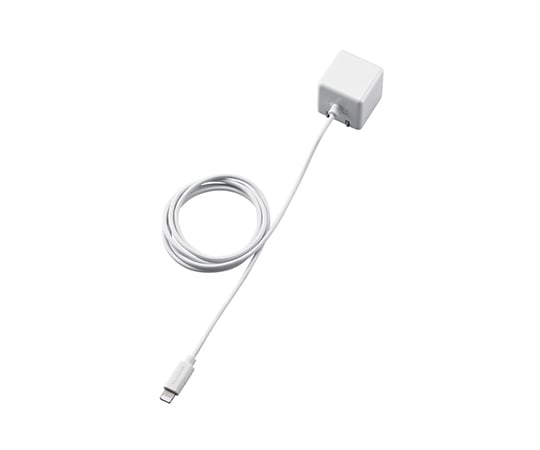 LightningAC充電器　1.0A出力　ケーブル一体　1.0m　ホワイト