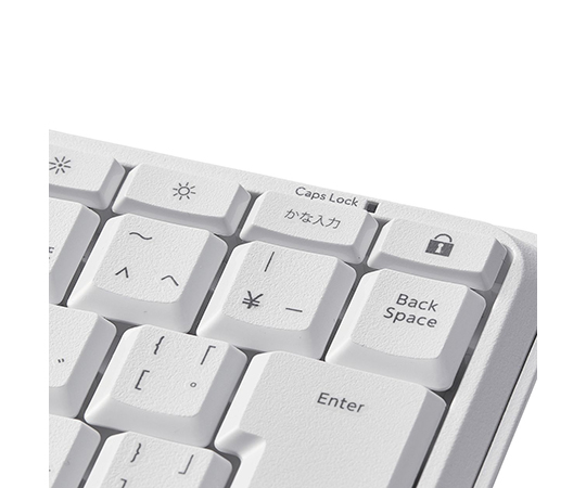64-7717-33 静音 ホワイト TK-LCM02WH アズワン Lightning有線キーボード JIS配列 メンブレン 新作限定品