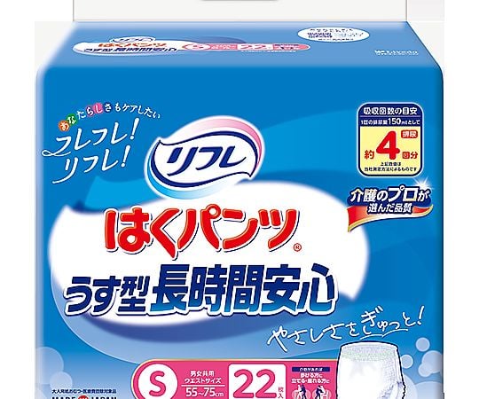 リフレ　はくパンツ　うす型長時間安心　S　22枚×4袋