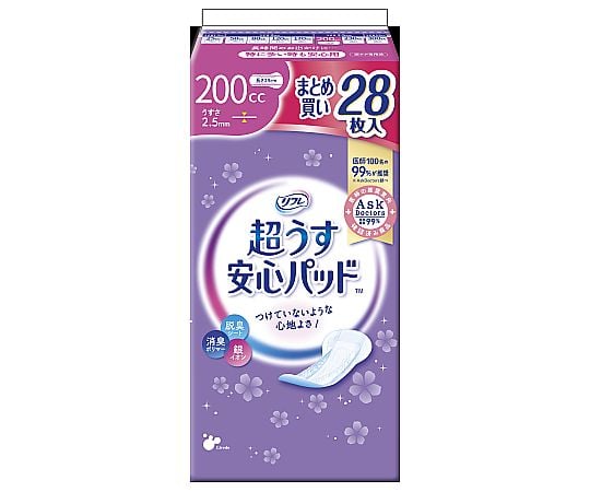 リフレ　超うす安心パッド　まとめ買いパック　200cc　28枚×18袋