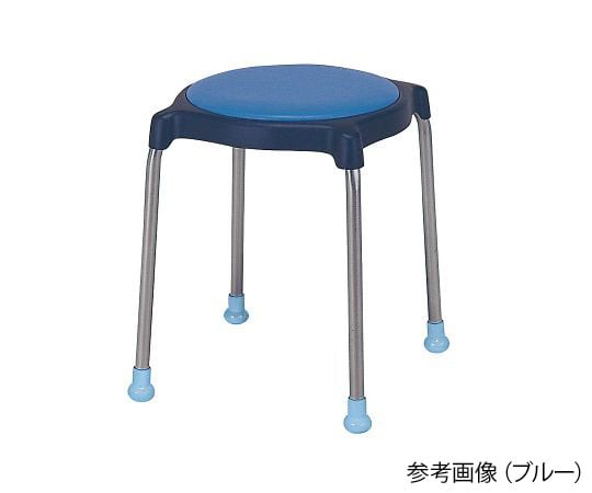 64-7722-73 丸椅子 公式ストア ブルー 6脚 希望者のみラッピング無料 CUPPO-C