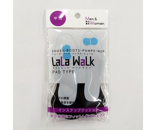 ララウォーク パットタイプ インステップクッション 甲用 男女兼用 2個入