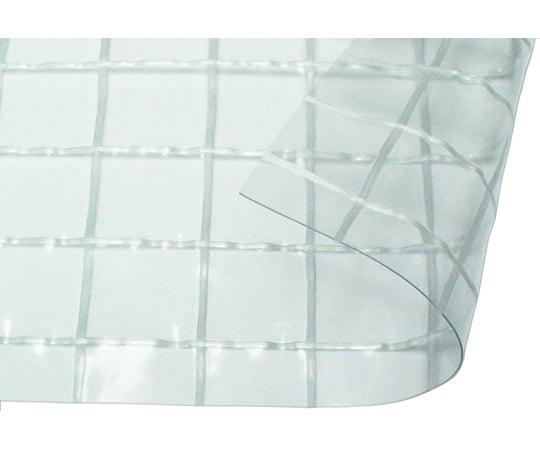 ビニールカーテン　厚み0.25×幅6000×高さ1000　透明/糸入り/防炎