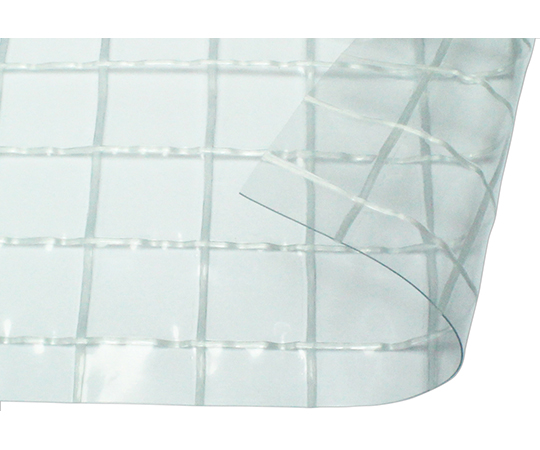 ビニールカーテン　厚み0.25×幅8000×高さ2000　透明/糸入り/防炎