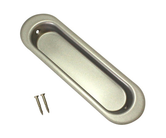 戸引手　皐月　フラッシュシルバー　120mm