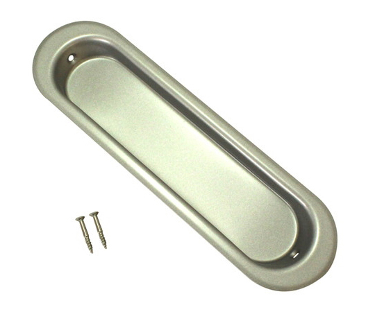 戸引手　皐月　フラッシュシルバー　150mm