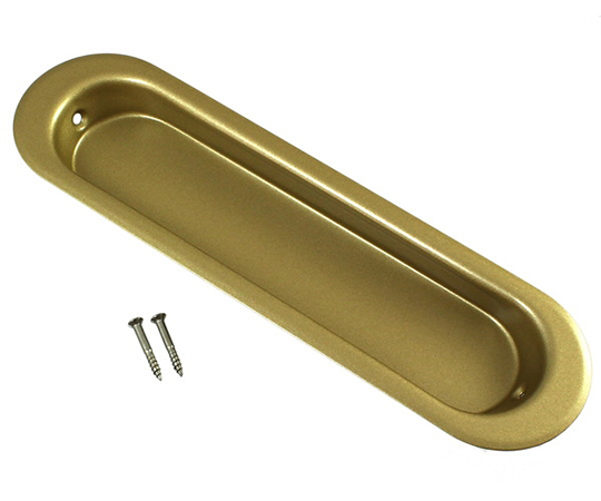 戸引手　皐月　フラッシュゴールド　150mm