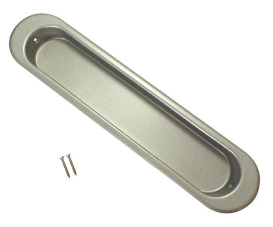 戸引手　皐月　フラッシュシルバー　230mm