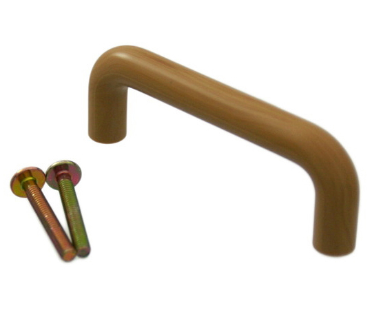 PC丸棒ハンドル80mm　Nオーク