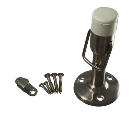 ステンレス　巾木戸当り