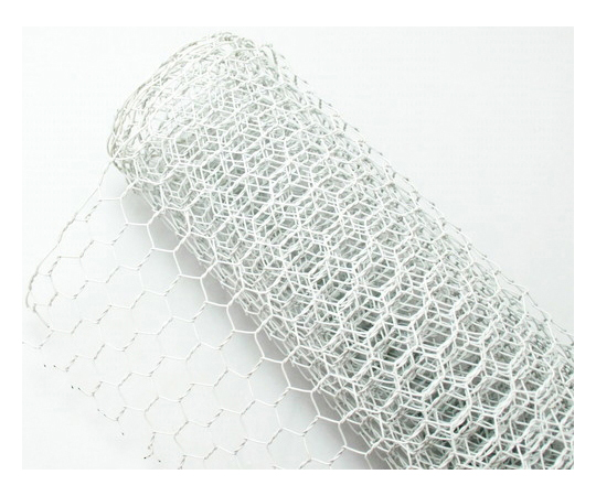 ホワイト　亀甲網　#20×16mm×910mm×2m巻