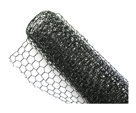 ブラック　亀甲網　#20×16mm×910mm×2m巻