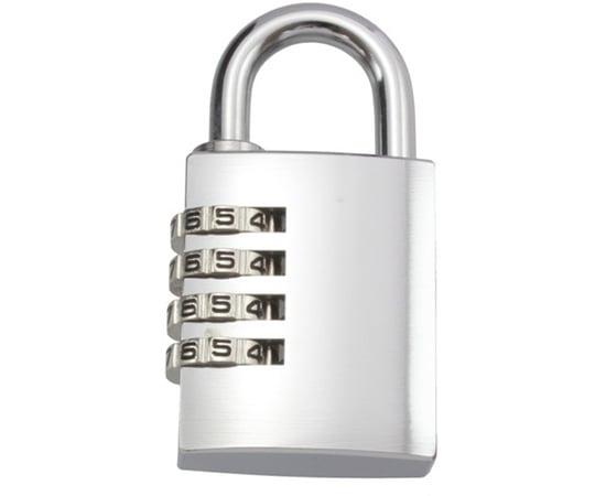 外でも使える4段文字合わせ錠　30mm