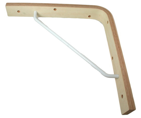 木の棚受2型　無塗装　　290×290mm