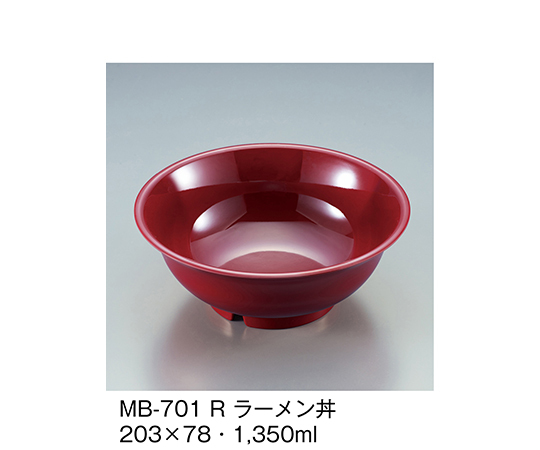 ラーメン丼　赤　MB-701_R