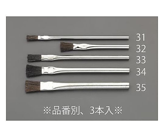 16.0x152mm ﾊﾟｰﾂｸﾘｰﾆﾝｸﾞブラシ(馬毛/3本)