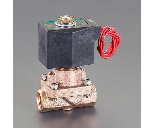 AC200V･Rc1/4" 2方向電磁弁(ﾊﾟｲﾛｯﾄｷｯｸ式)