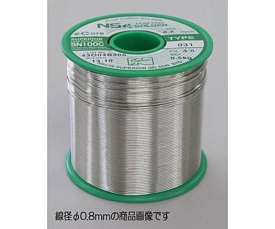 0.6mm/500g ヤニ入り半田(鉛ﾌﾘｰ/RoHS対応)