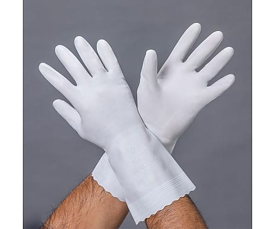[Ｌ/300mm]手袋(ｸﾘｰﾝﾙｰﾑ用･塩ﾋﾞ/10双)