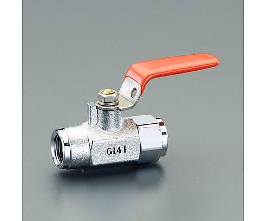 G 3/8" ミニボールバルブ(ﾒｯｷ付)