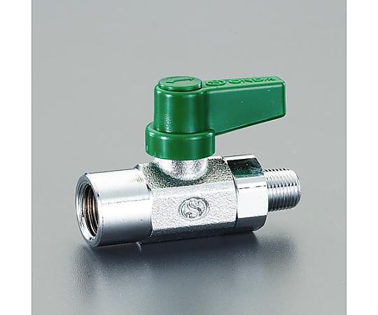 Rc1/4"xR 1/8" ミニボールバルブ