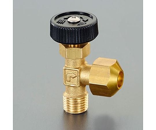 R 1/4" ﾆｰﾄﾞﾙﾊﾞﾙﾌﾞ(樹脂ﾊﾝﾄﾞﾙ/ﾌﾚｱｰﾅｯﾄ付)