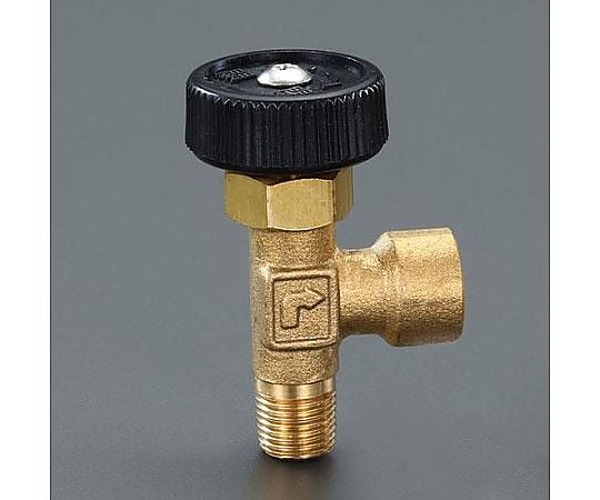 R 1/4"xRc1/8" ﾆｰﾄﾞﾙﾊﾞﾙﾌﾞ(樹脂ﾊﾝﾄﾞﾙ)