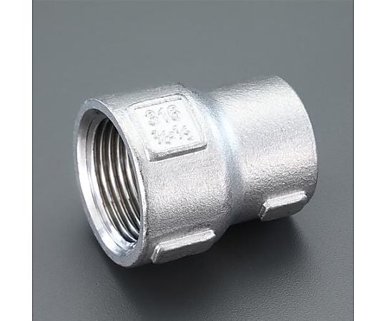 Rc 3/4" x Rc 1/2" 異径ソケット(ｽﾃﾝﾚｽ製)