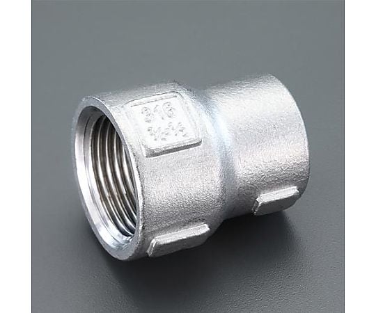 Rc 3/4" x Rc 3/8" 異径ソケット(ｽﾃﾝﾚｽ製)
