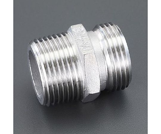 R1/2"xG1/2" ニップル(ｽﾃﾝﾚｽ製)