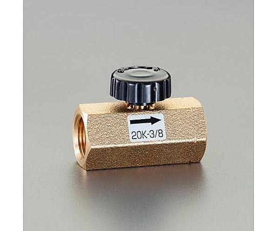 G 1/4"xRc1/4" ﾆｰﾄﾞﾙﾊﾞﾙﾌﾞ(圧力計/青銅)