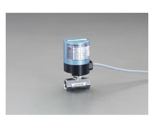 Rc 3/8" 電動式ボールバルブ(AC100V/ｽﾃﾝﾚｽ)
