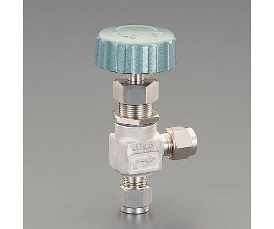 6mm ニードルバルブ(ｱﾝｸﾞﾙ型/ｽﾃﾝﾚｽ製)