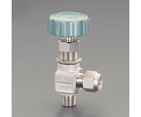 3/8"xR1/4" ﾆｰﾄﾞﾙﾊﾞﾙﾌﾞ(ｱﾝｸﾞﾙ型/ｽﾃﾝﾚｽ製)