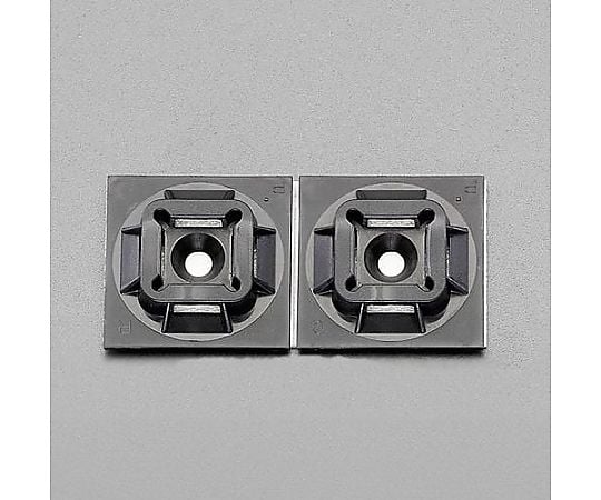 25.4x25.4mm結束ﾊﾞﾝﾄﾞ用ﾍﾞｰｽ(粘着付/100個)