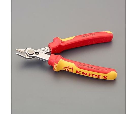 125mm 精密ニッパー・絶縁(ｸﾞﾘｯﾌﾟ付/ｽﾃﾝﾚｽ)