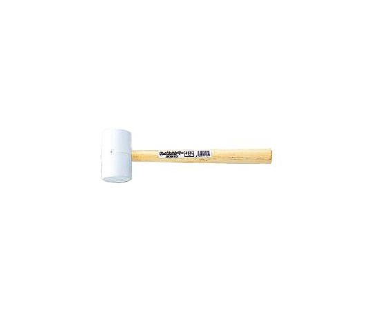 670g/60x350mm ゴムハンマー(白)
