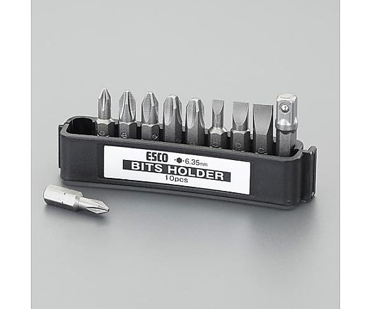 10本組 [+ -]ﾋﾞｯﾄ+1/4"DRｿｹｯﾄｱﾀﾞﾌﾟﾀｰｾｯﾄ