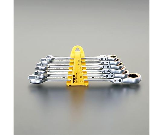 ６本組/8-17mmﾗﾁｪｯﾄｺﾝﾋﾞﾈｰｼｮﾝﾚﾝﾁ(首振ﾛｯｸ型