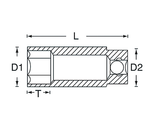 64-7887-01 ディープソケット 1/4