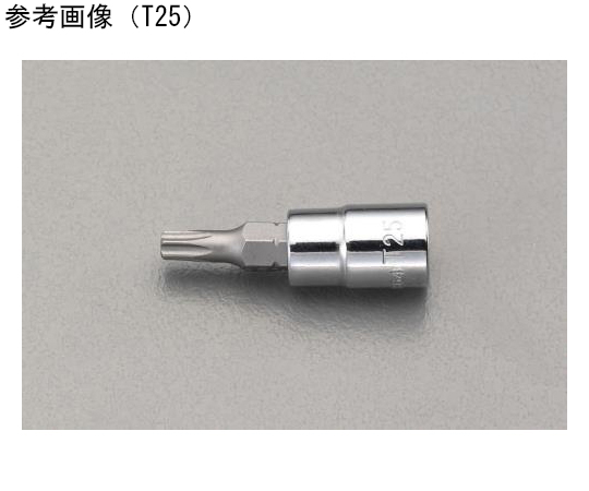 1/4"DR/T40 [Hexlobe]ビットソケット