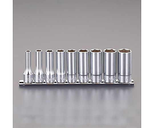 3/8"DR/1/4"-3/4" ディープソケットセット