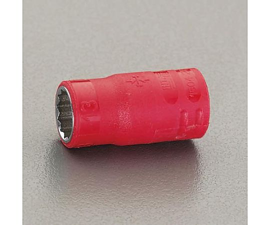 3/8"DRx22mm 絶縁ソケット(薄肉) EA640MC-22B