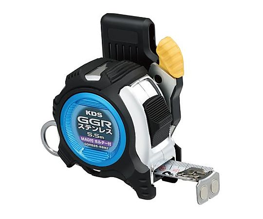 25mmx5.5m メジャー(ｽﾃﾝﾚｽ製/ﾎﾙﾀﾞｰ,ﾏｸﾞ爪付