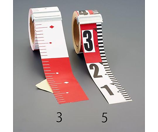 75mmx25m 測量テープ(赤白30cm間隔)